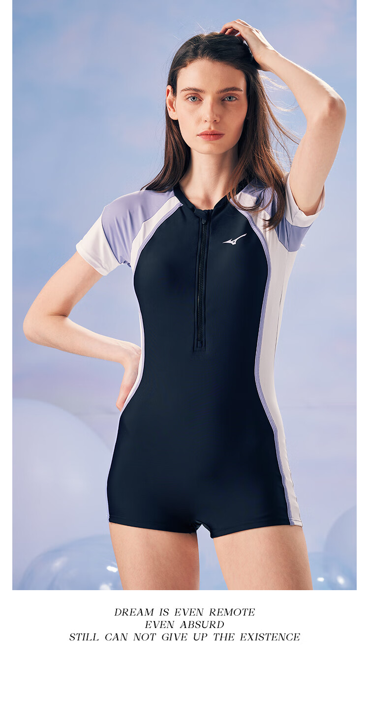 Женский цельный купальник MIZUNO A1313, черный, 2XL