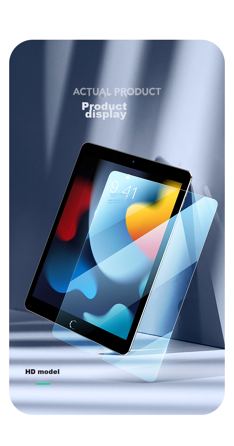 Защитная пленка ESR для iPad 9/8/7, Air3/Pro 10.2/10.5 дюймов, закаленное стекло, антибликовая, противоударная, HD