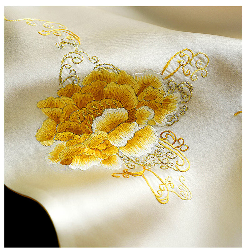 Шелковый шарф Hangsilu Suzhou Embroidery с вышивкой для женщин, зимний шарф из тутового шелка, подарочная коробка высокого класса, подарок на день рождения и праздник для мамы, новогодний подарок