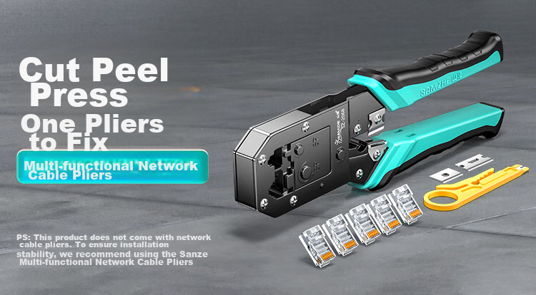 Сетевой кабель SAMZHE CAT6 Gigabit Ethernet, 100 метров, синий, неэкранированный, для домашней проводки, видеонаблюдения POE