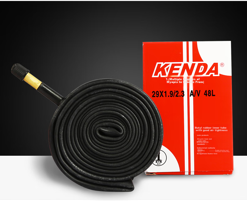 Велосипедная камера KENDA Jian Da 700X28c/32c, для шоссейных велосипедов, тонкая, с бутилкаучуком, с ниппелем American Valve (Schrader), черная
