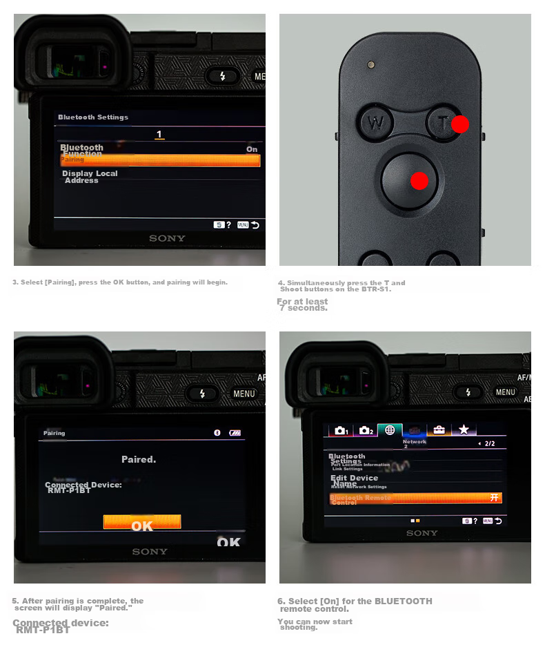 Ручной штатив-монопод JJC TP-C1 WHITE для камер Canon R5, R6, R7, M6II, с Bluetooth