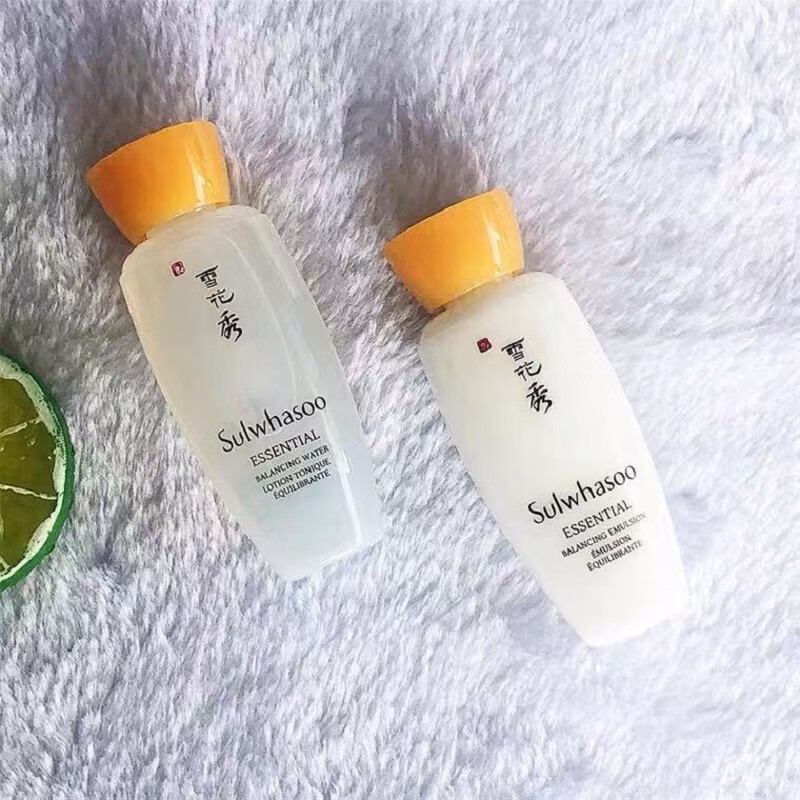 雪花秀 雪花秀滋盈肌本水乳2件套装（水15ml+乳15ml） 中小样，介意慎拍