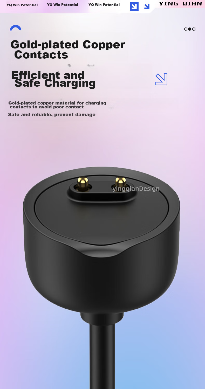 Магнитный зарядный кабель Yingqian для Xiaomi Smart Band 5/6/7, 0.6 м