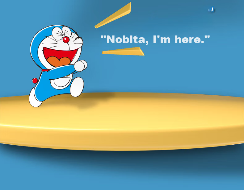 Набор шариковых ручек Pimio Doraemon, подарочный набор, 0.5 мм, металлический корпус, черный стержень, белый цвет