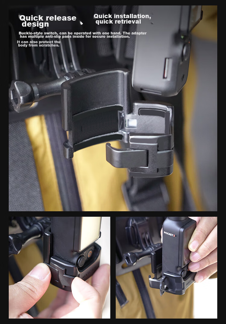MAXCAM, портативный селфи-штатив для DJI Osmo Pocket 3, настольная подставка для видеоблогов, аксессуар