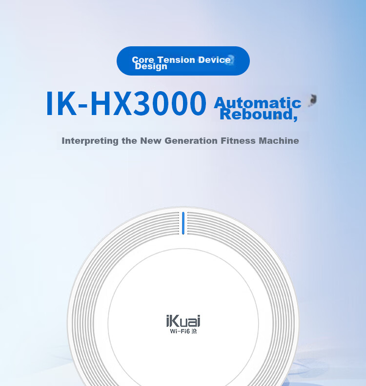 Wi-Fi 6 роутер iKuai HX3000, беспроводная точка доступа, Gigabit Ethernet, PoE/DC питание, AX3000