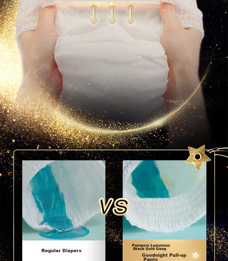 Подгузники-трусики Pampers Nighttime Research Black Gold, для сна, ультратонкие, XL, 22+2 шт.