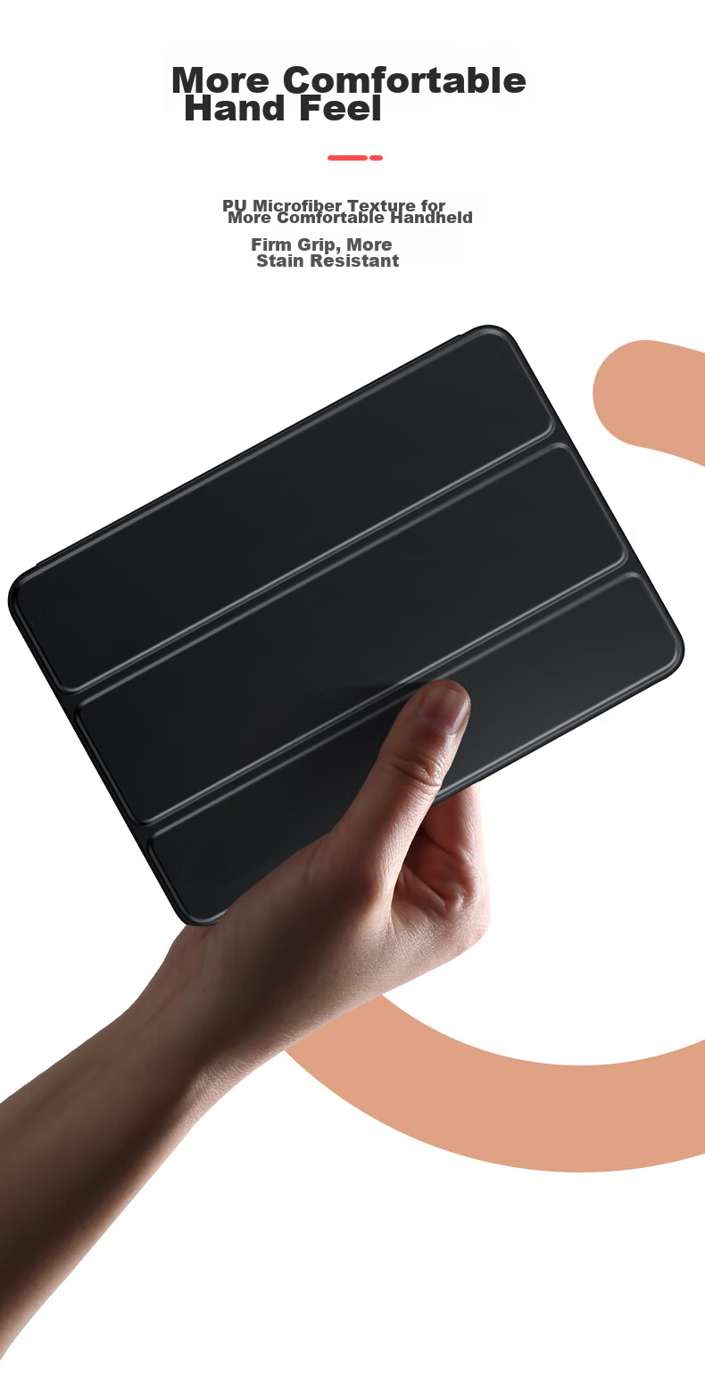 Защитный чехол BIAZE для планшета Huawei MatePad Pro 11 дюймов, трехскладная подставка, полноразмерная защита, тонкий, противоударный, черный