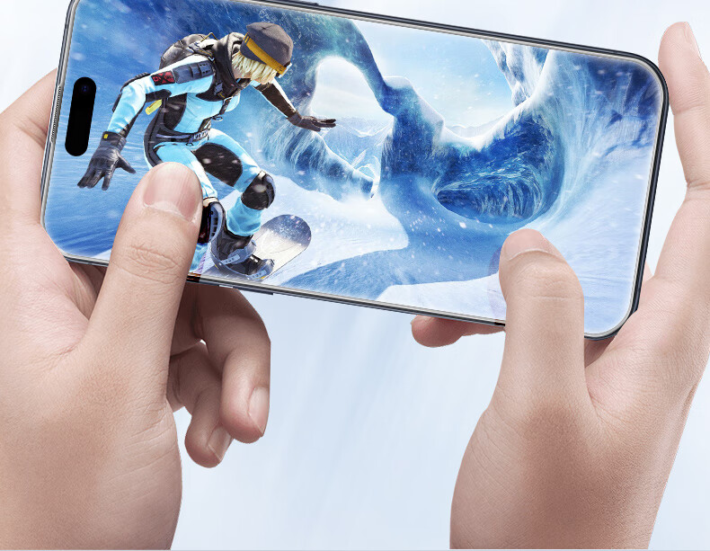 Защитное стекло Lanxingxiansheng для iPhone 15 Pro Max, полноэкранное, HD, антибликовое, противоударное
