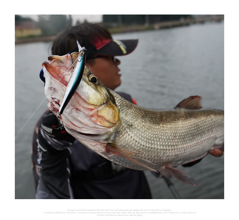Приманка для рыбалки Guowangliya Lure Sinking Minnow, тонущая, для пресноводного окуня, искусственная приманка, имитирующая бионическую приманку, 14г/12