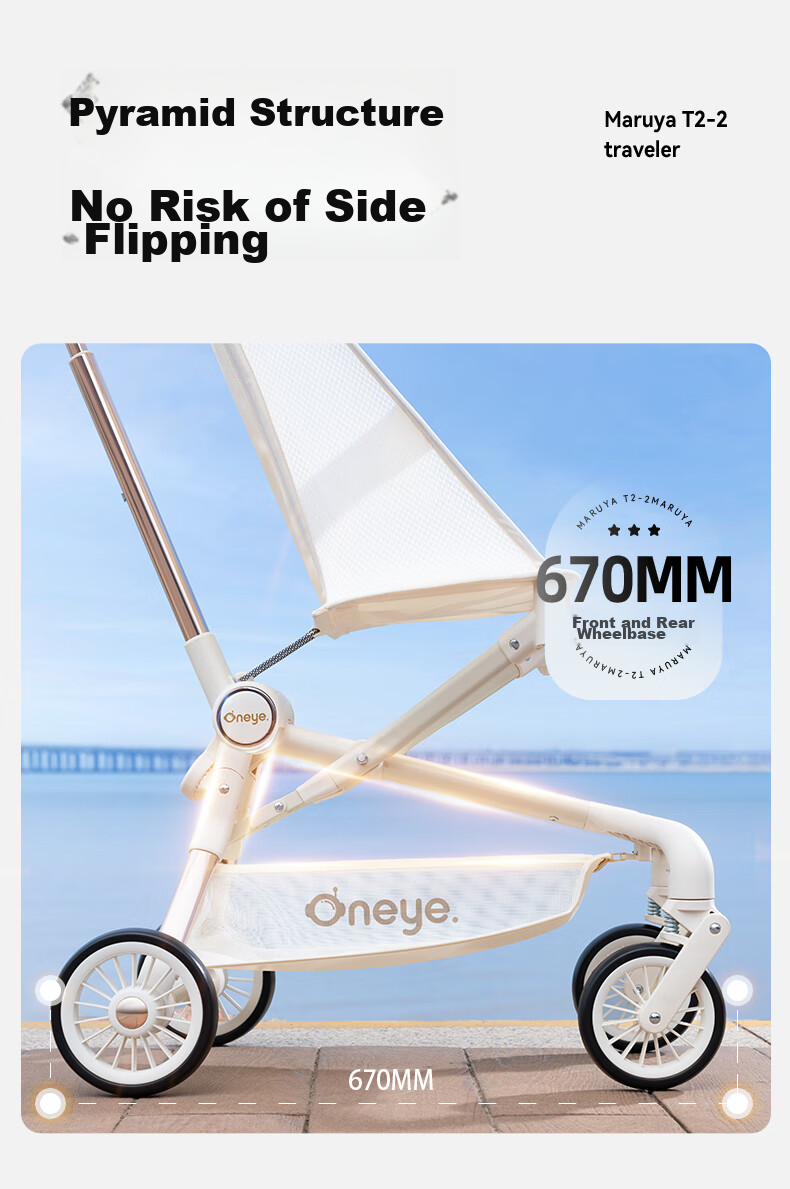 Детская коляска Wanya T2 Traveler, трость, легкая, складная, цвет "Джунгли" + подушка + коврик