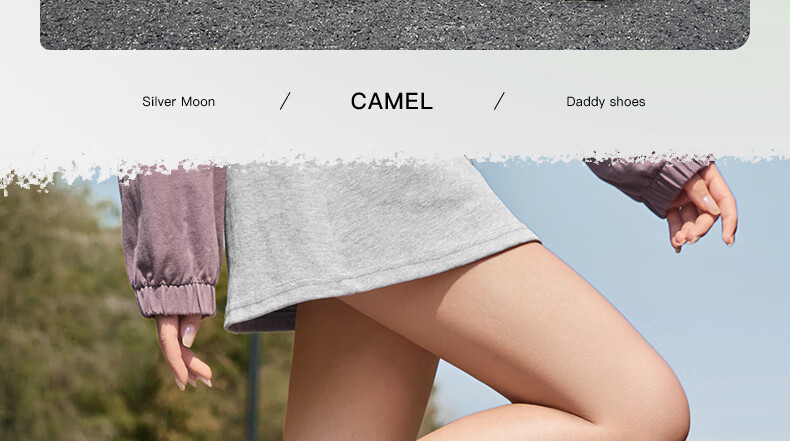 Женские кроссовки CAMEL, модель L25M202007, размер 36, бежевый/серебристый/розовый