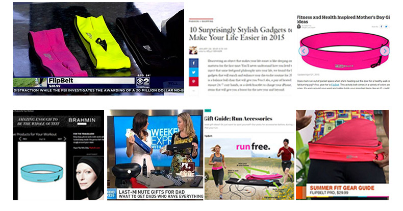 Пояс для бега Flipbelt Classic, унисекс, для марафона, невидимый карман для телефона, цвет "Далекое фиолетовое небо", размер L