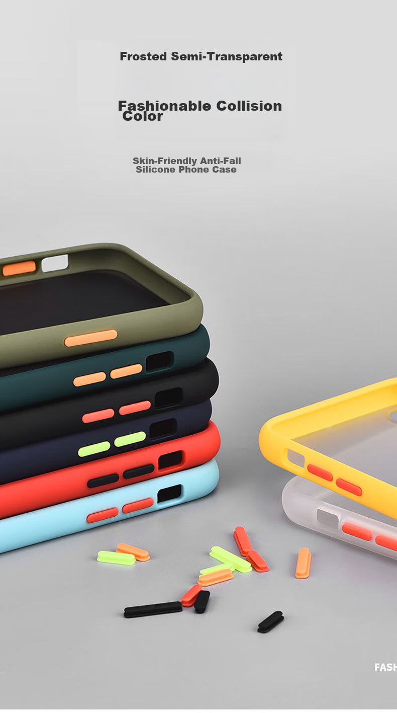 Чехол для iPhone XR "Baozou" противоударный, силиконовый, с защитой объектива, прозрачный матовый, элегантный черный