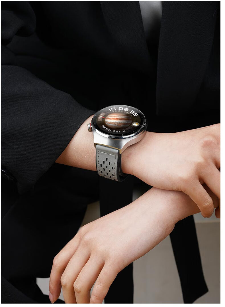 Ремешок Watchbond для Huawei Watch GT6, GT6 Pro, Watch 5, Watch 4, GT 5 Pro, GT 5, GT 4, из натуральной кожи Crazy Horse, с магнитной застежкой
