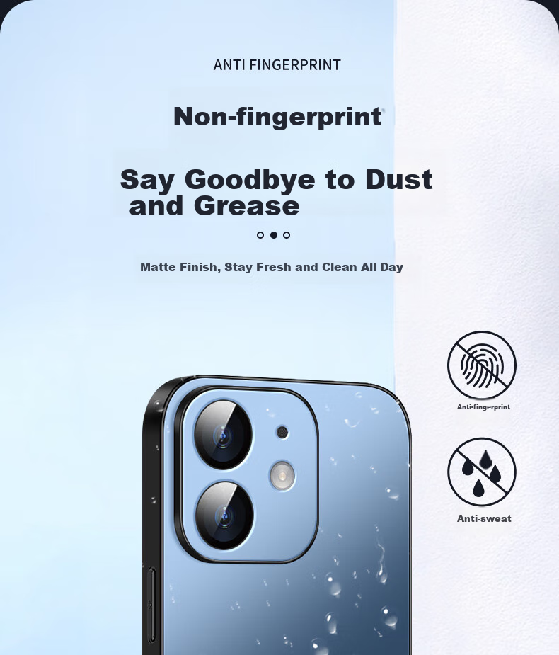 Чехол для iPhone 11 Shangsu AG Frosted, черный, деловой стиль, противоударный