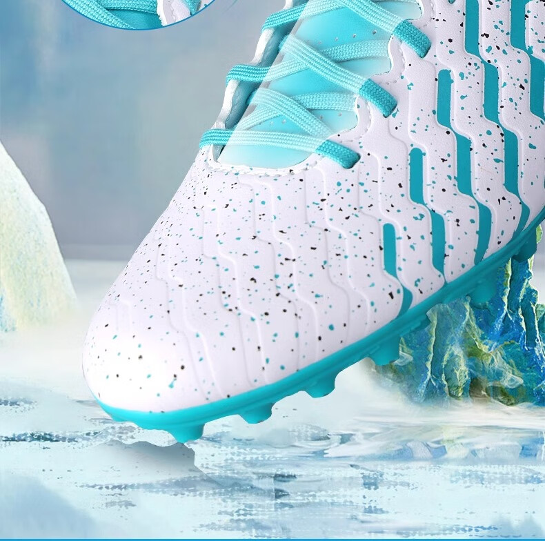 Детские футбольные бутсы Li-Ning MG, для подростков, мальчиков и девочек, нескользящие, износостойкие, профессиональные, зеленые, размер 32