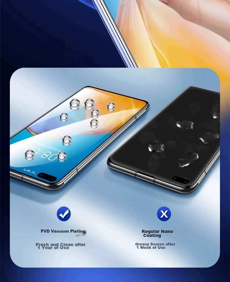 Защитная пленка DIVI [28° True Privacy] для Huawei P60, антибликовая, гидрогелевая, полноэкранная, противоударная, устойчивая к царапинам