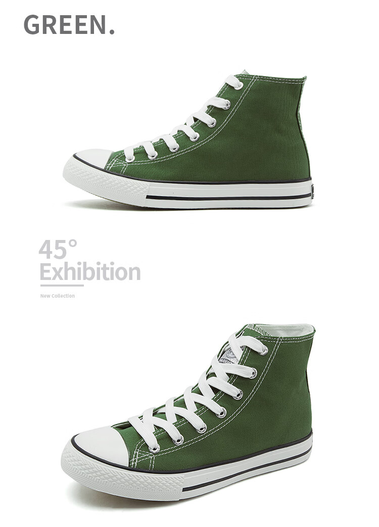 Warrior Classic High-Top Canvas Shoes, Versatile And Fashionable for Men And Women, Casual Shoes, Canvas Sneakers, WXY-473T, Black, Size 40