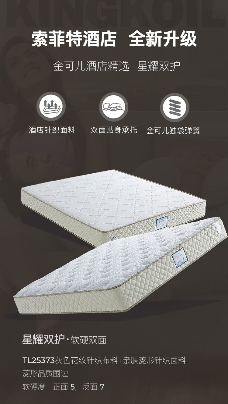 美国金可儿索菲特酒店款床垫好不好？不吹不黑说感受