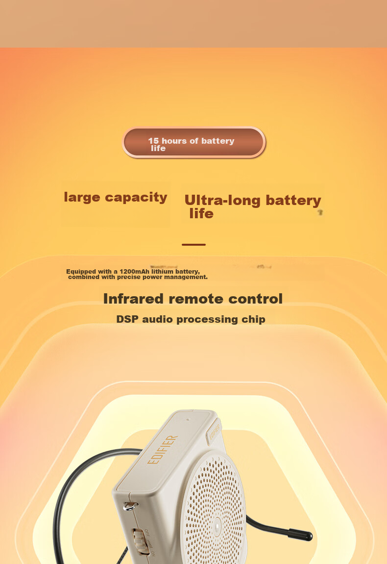 Портативный усилитель Edifier MF3 Mini, проводной, черный