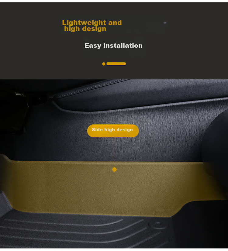 Коврики для Honda Accord 10 поколение 2018-2022, комплект 5 шт., BOLISH, TPE, черные