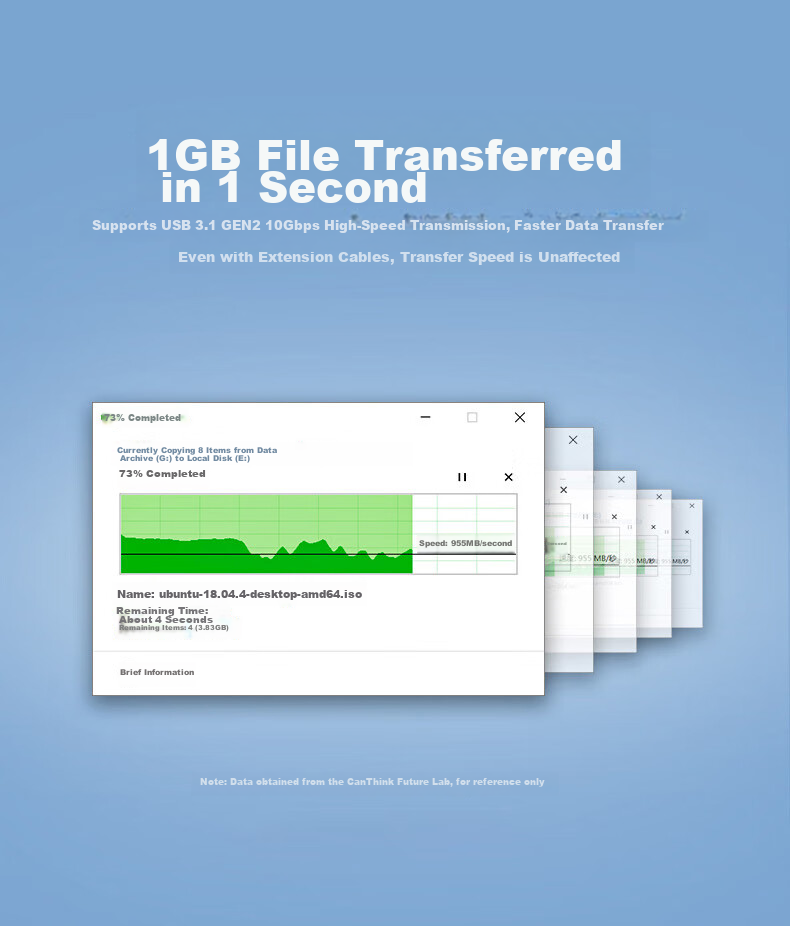 Кабель-удлинитель KSRGB Type-C Male to Female USB 3.1, 0.5 метра, PD100W
