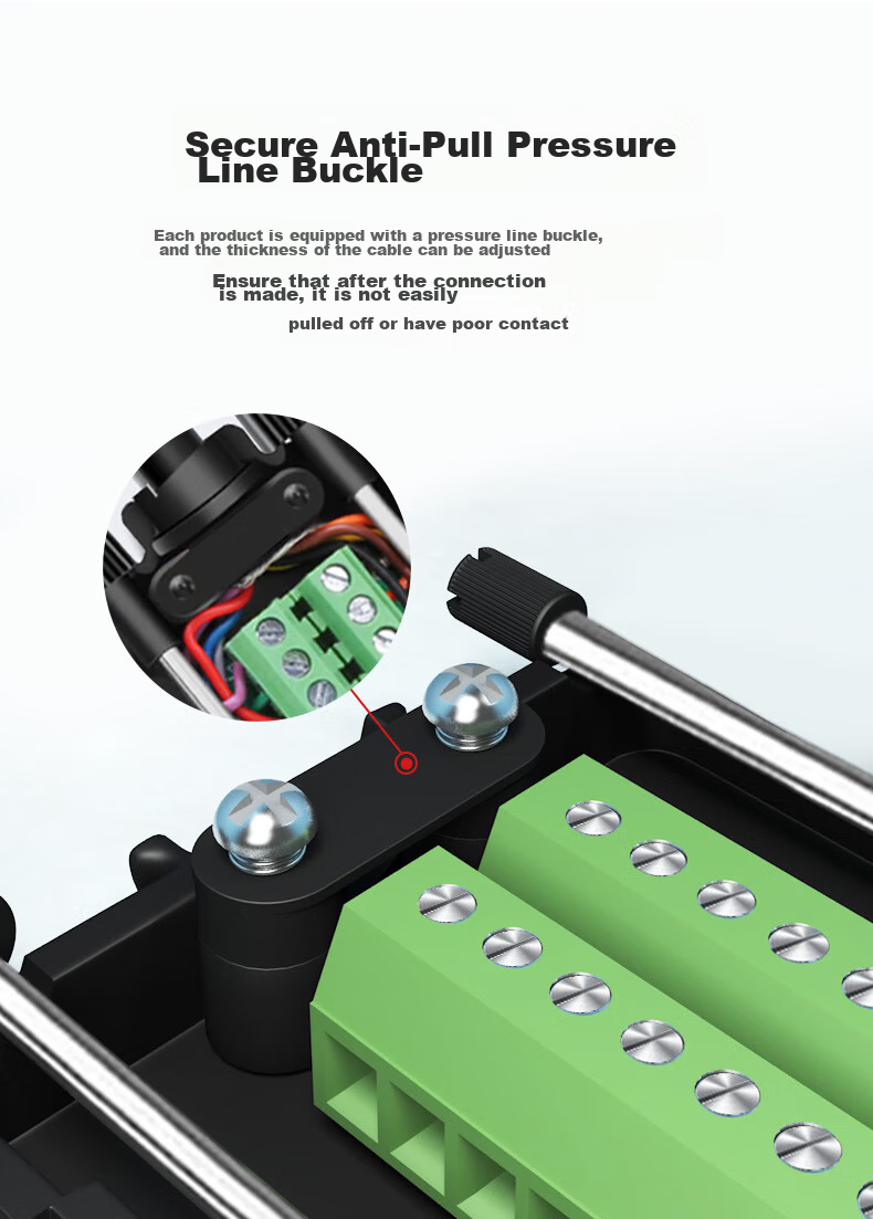 KSRGB DB37 Solderless Connector, 37-Pin Adapter Cable Terminal Connector, Male Connector KS-D