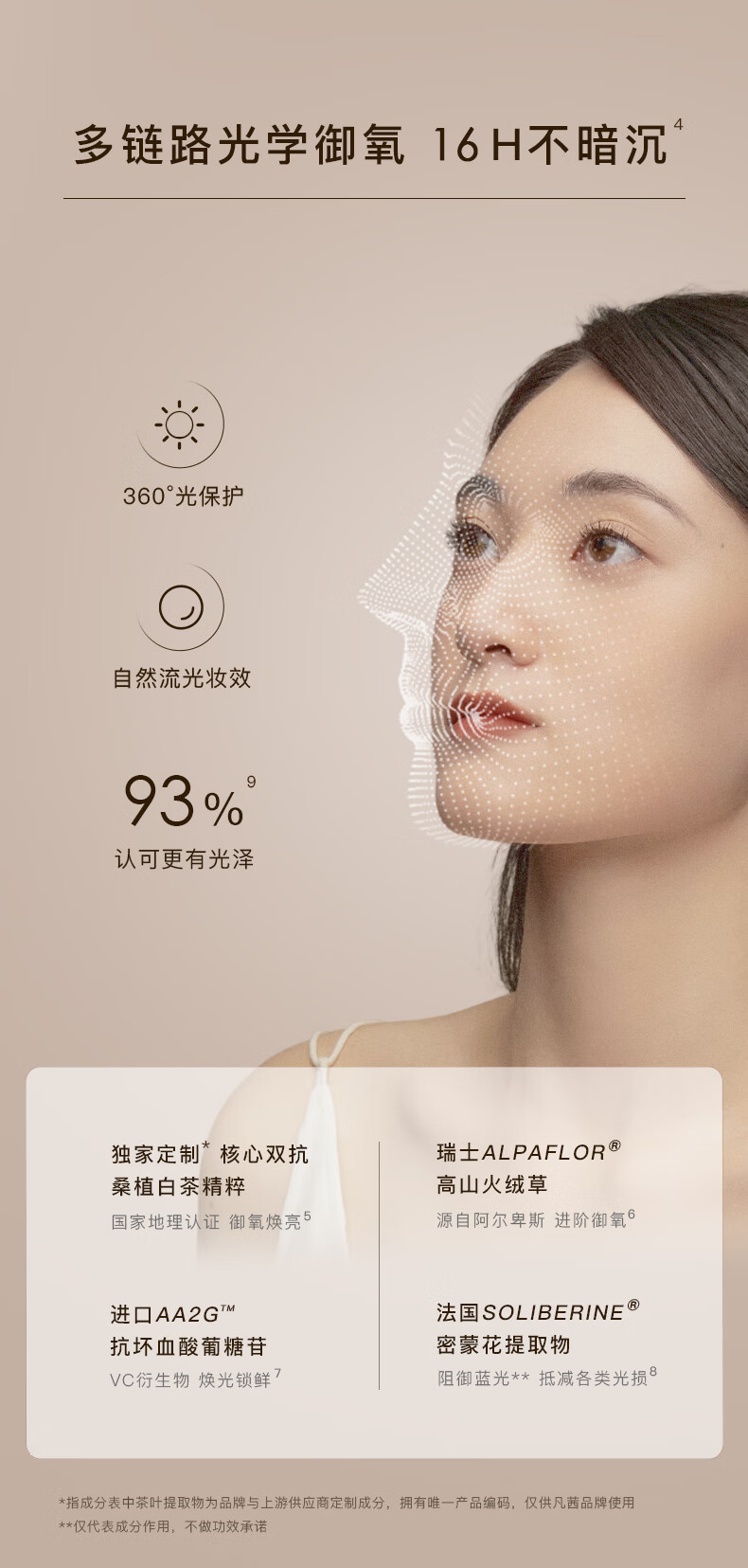 凡茜（fanxi）持彩流光定妆喷雾30ml旅行装轻盈保湿快速定妆