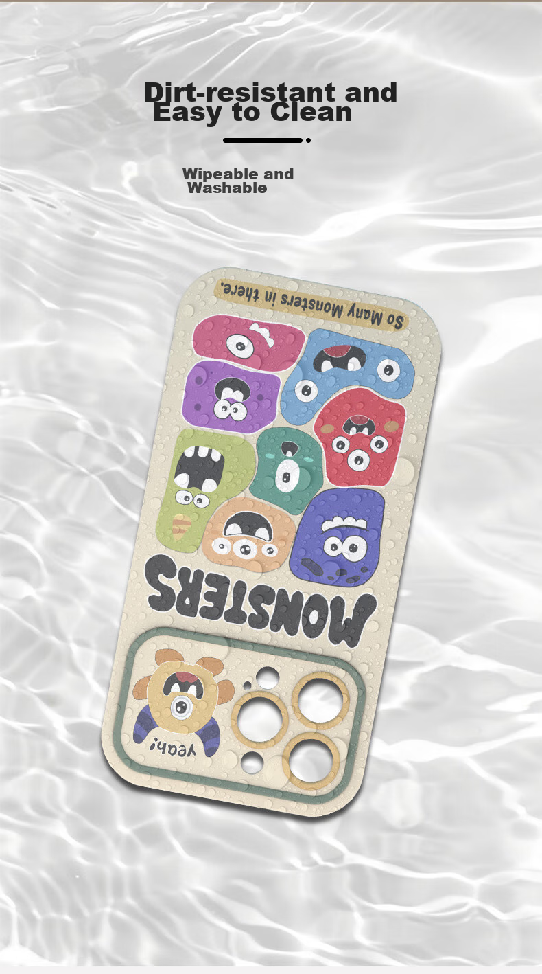 Чехол для Apple iPhone 15 Pro Max ZiTai "Monster Party", противоударный, из ТПУ, с рисунком