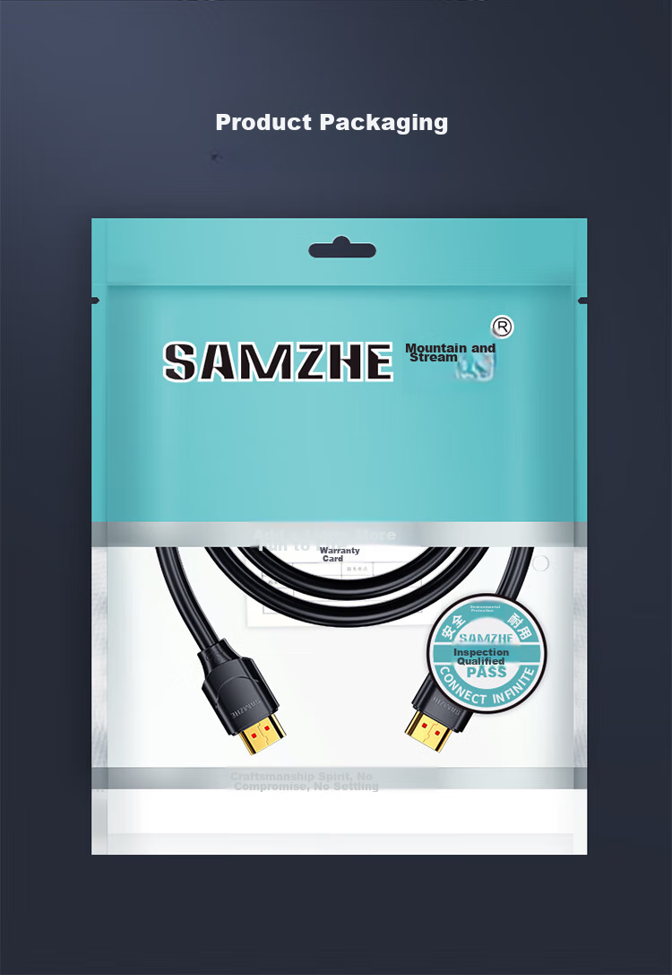 Кабель SAMZHE HDMI, цифровой кабель высокой четкости для домашней установки и инженерии, 3D видеокабель, 20 метров, кабель для передачи данных для ноутбука, ТВ, проектора, монитора, 200SH8