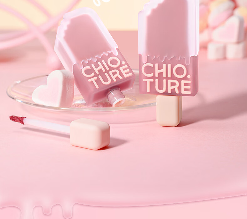 稚优泉（CHIOTURE）雪糕唇釉C13蜜桃乌龙色 女丝绒哑光雾面唇泥显白口红镜面唇彩