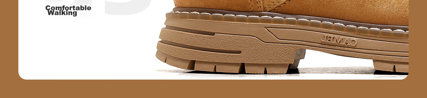 Мужские ботинки CAMEL, низкие, кожаные, повседневные, модель G15A076064, цвет Camel, размер 42