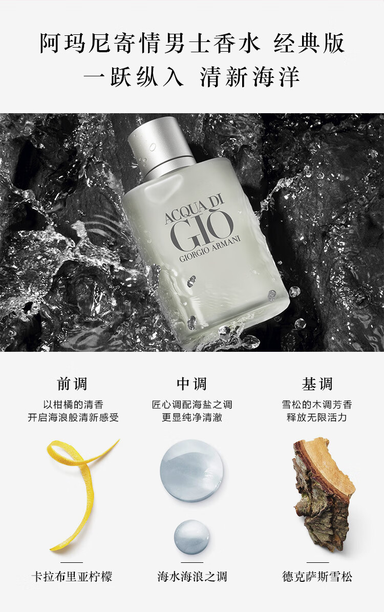 阿玛尼明星香氛香水蜜享盒 MYWAY香水