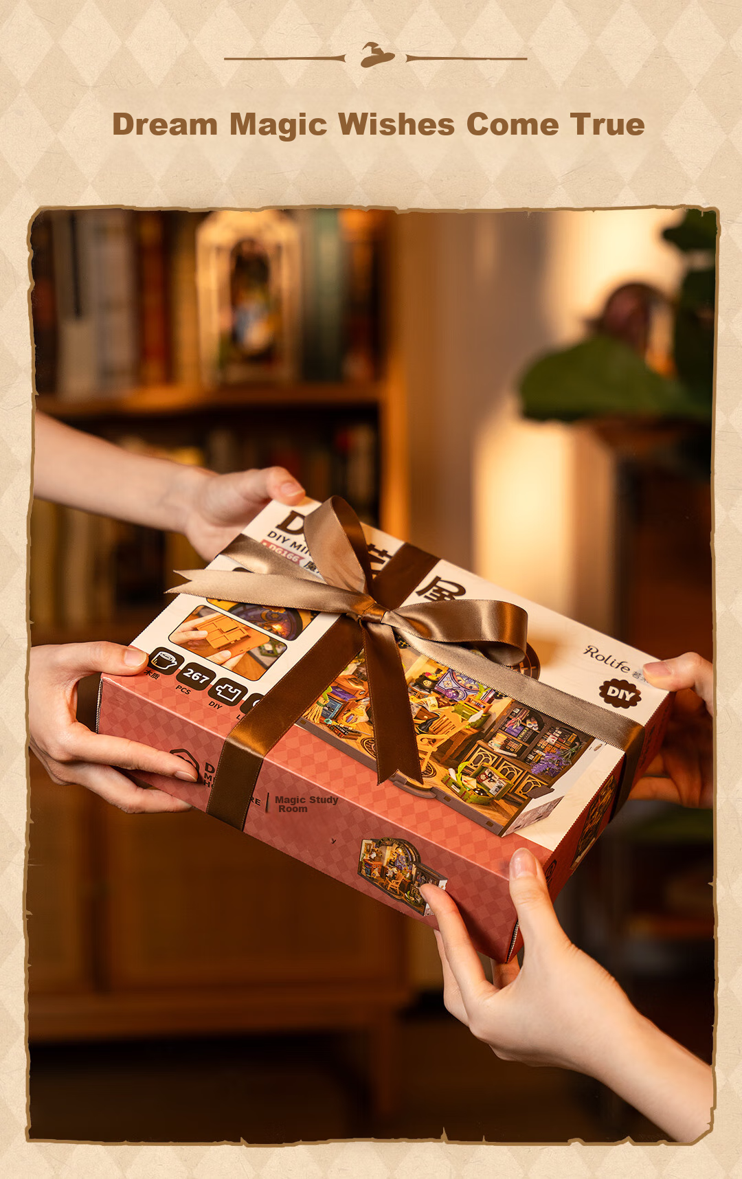 Конструктор Rolife Magic Bookhouse
