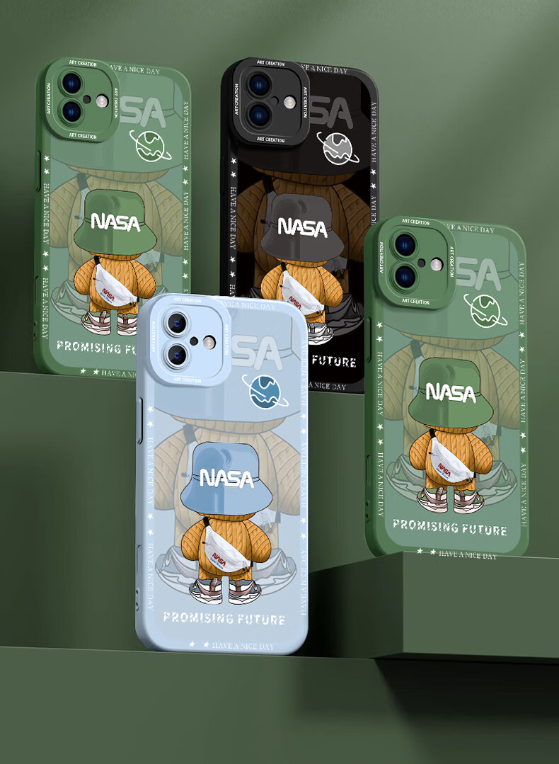Чехол NEYAA для iPhone 16 Plus, силиконовый, противоударный, с защитой камеры, Cangling Green