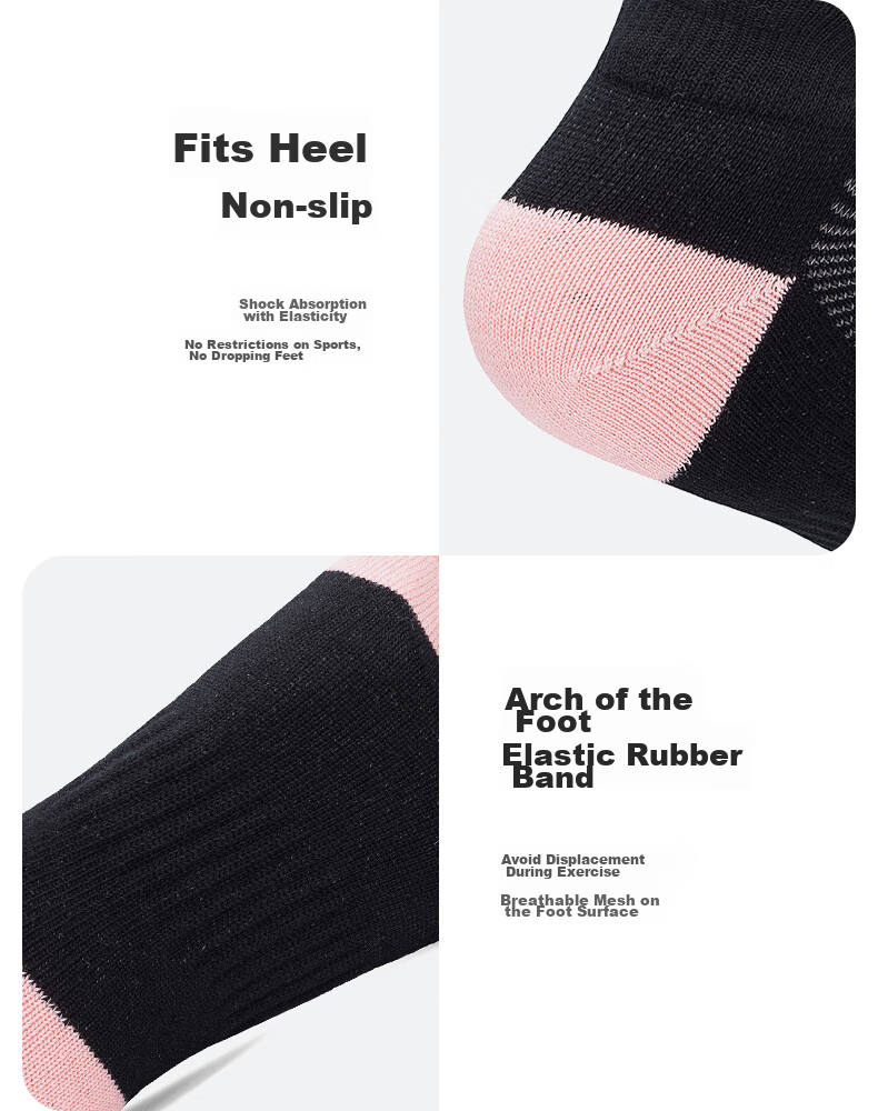 Носки TFO Competition-Level Outdoor Five-Toe Socks, спортивные носки для хайкинга и бега, женские, светло-розовые