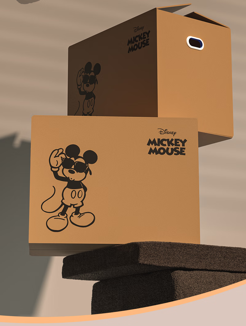 Коробки для хранения QDZX Disney Mickey Mouse, без ручек, 80x50x60 см, набор из 3 шт.