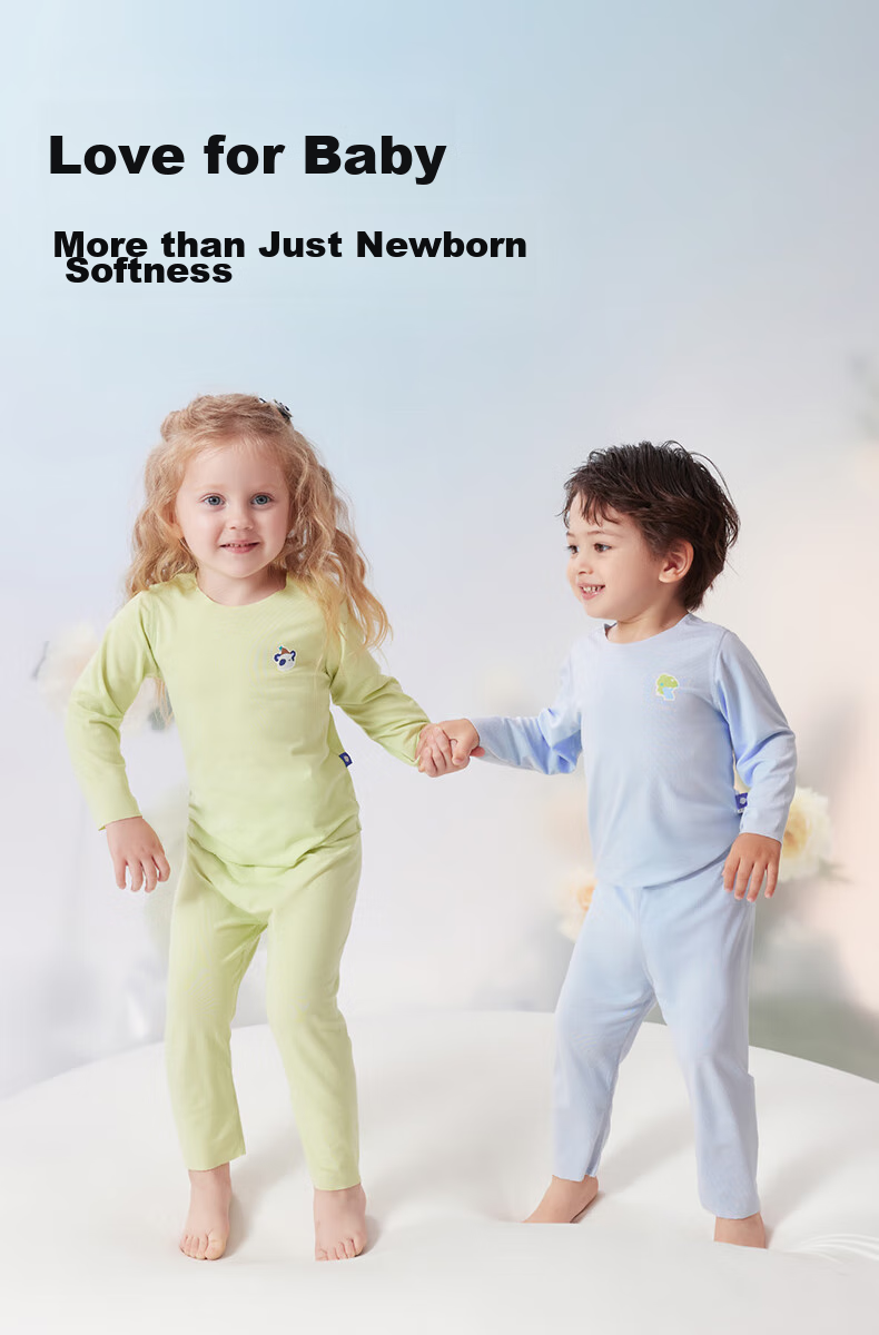 Комплект детской одежды Babycare Camellia, весна-осень, модал, тонкая пижама, домашний костюм, цвет "Садовый розовый", размер 110