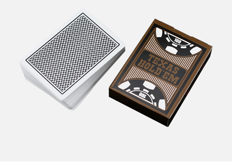 Колода игральных карт Wangjing Poker Texas Hold'em, пластиковые, водонепроницаемые, с крупным шрифтом, 55 карт