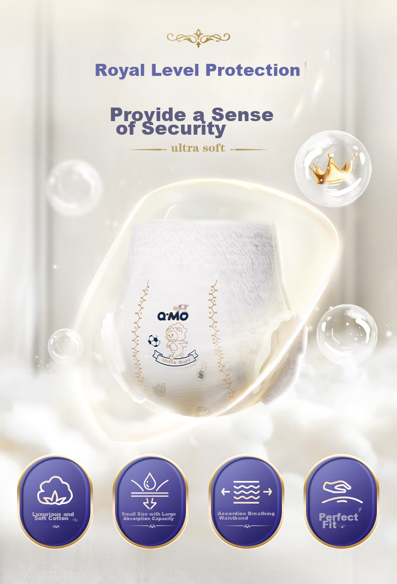 Подгузники-трусики Q-MO Royal Ultra-Soft L, 20 шт. (9-14 кг)