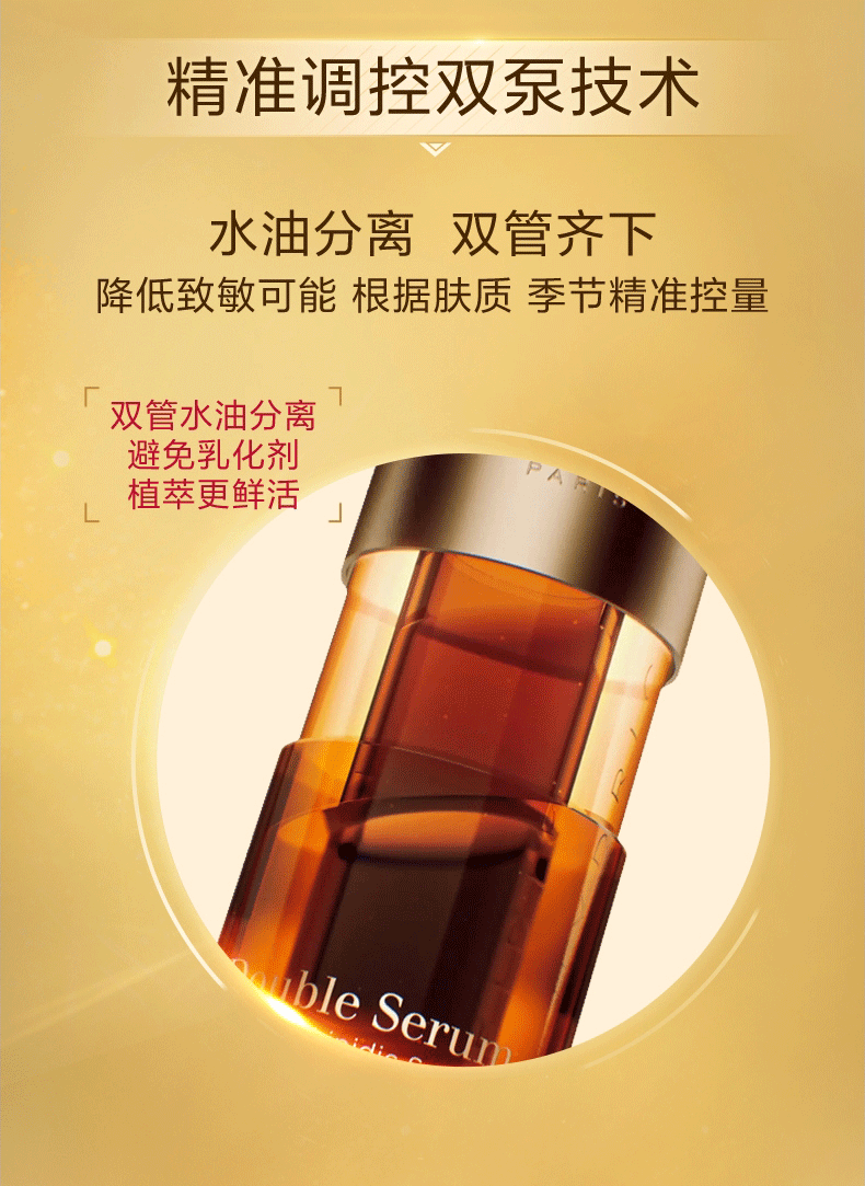 娇韵诗（CLARINS）焕颜弹簧水精华水双萃精华液补水保湿抗皱提拉紧致 弹簧水200ml （新旧版本随机发）