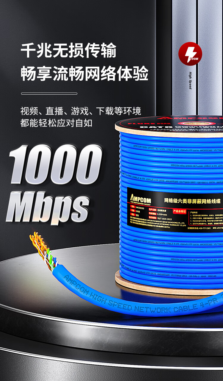 Кабель витая пара CAT6