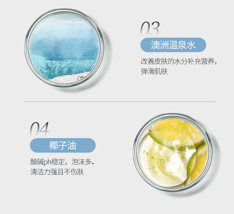 诺珊娜 澳洲进口男士果酸洗面奶100g控油去角质深层清洁女洗脸洁面膏
