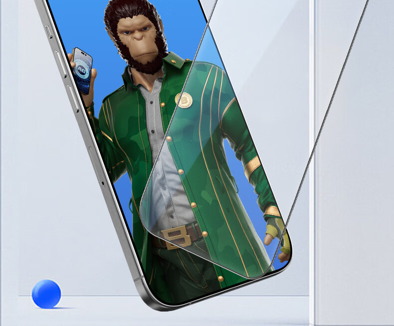 Защитное стекло Lanxingxiansheng для iPhone 15 Pro, противоударное, антибликовое, закаленное