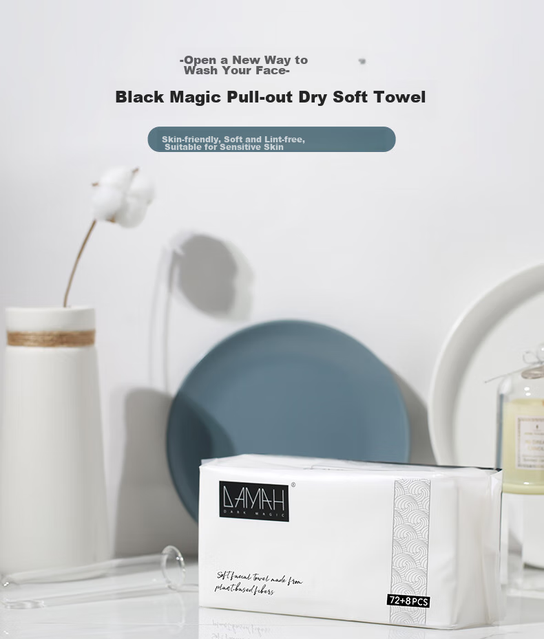 DAMAH DARK MAGIC Влажные салфетки для очищения лица, 3 упаковки по 80 шт.