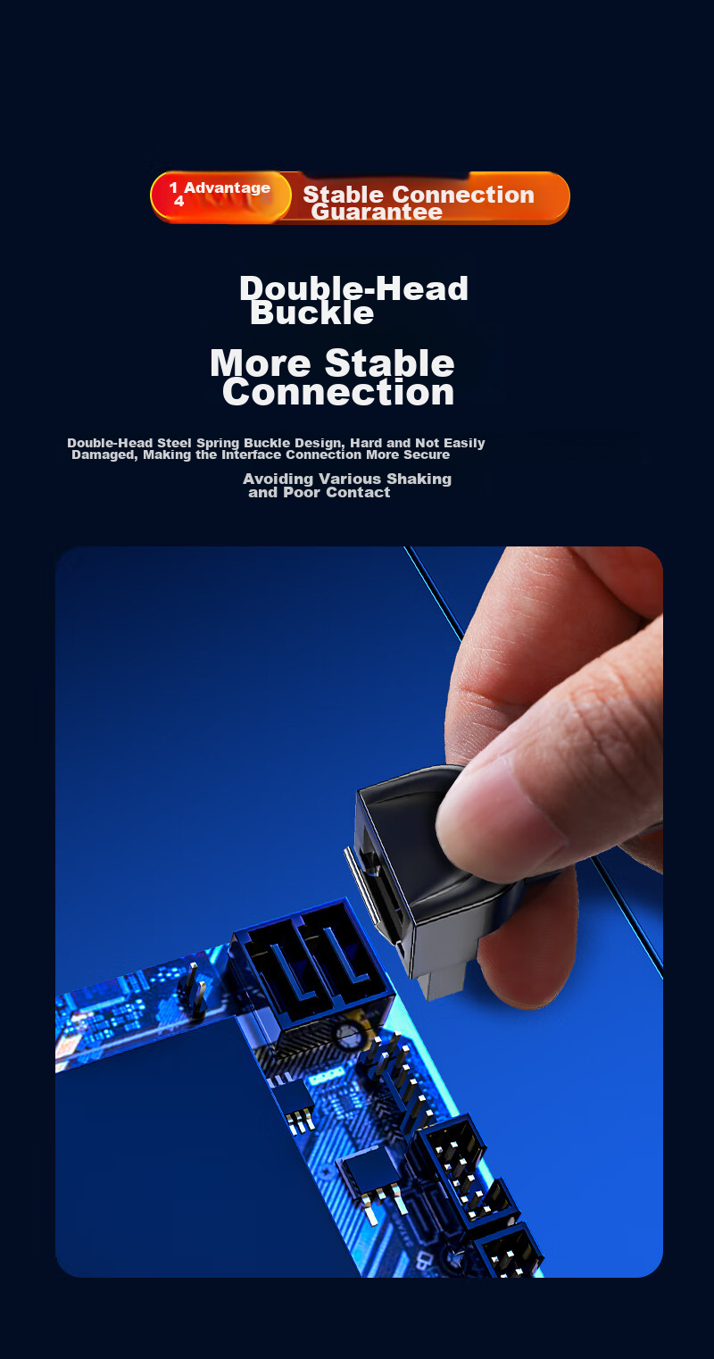 Кабель SATA 3.0 SAMZHE WDZ05, 0.5 метра, для подключения SSD/HDD, черный