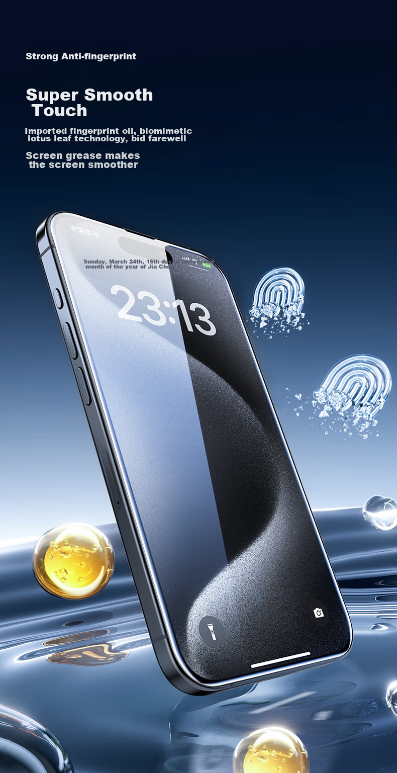 Защитная пленка LANGLING для Apple iPhone 11 Pro Max / XS Max, антишпионская, закаленное стекло, 2 шт.