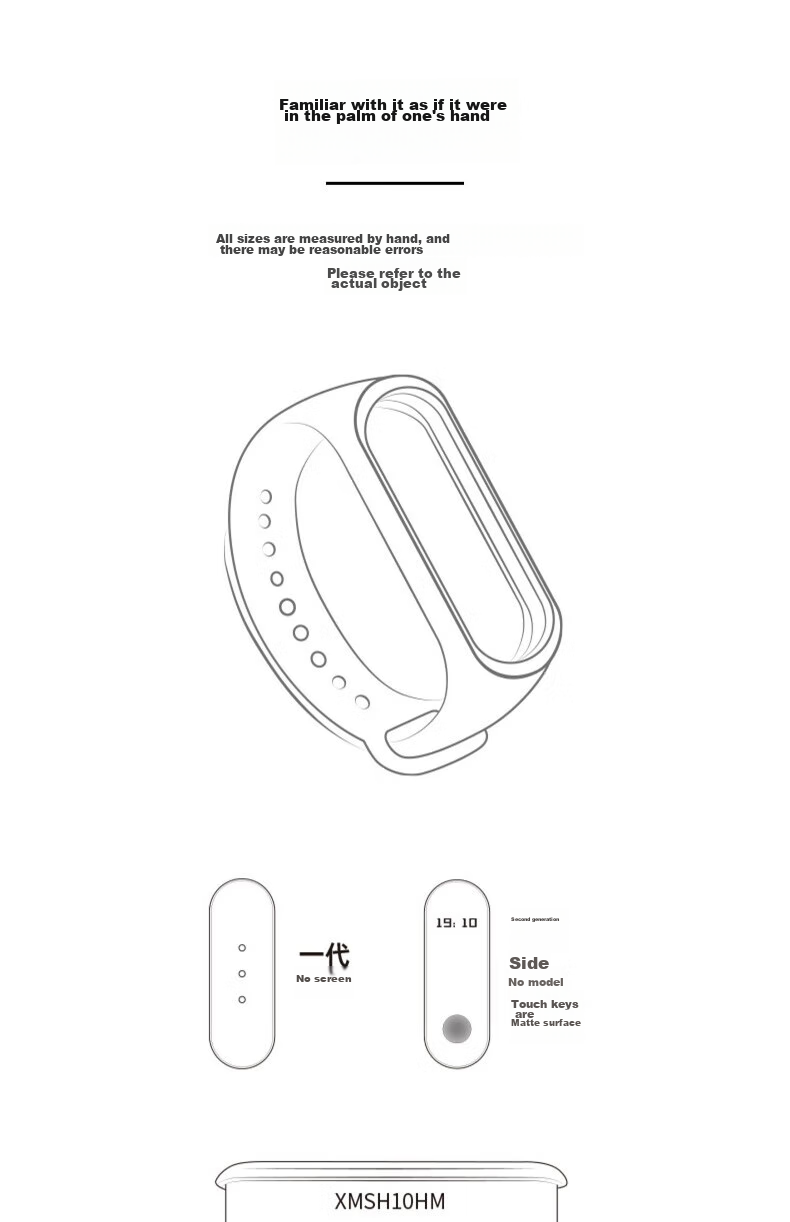 Ремешок CHENSONG для Xiaomi Band 5/6/7/NFC, спортивный силиконовый ремешок для умных часов, черный